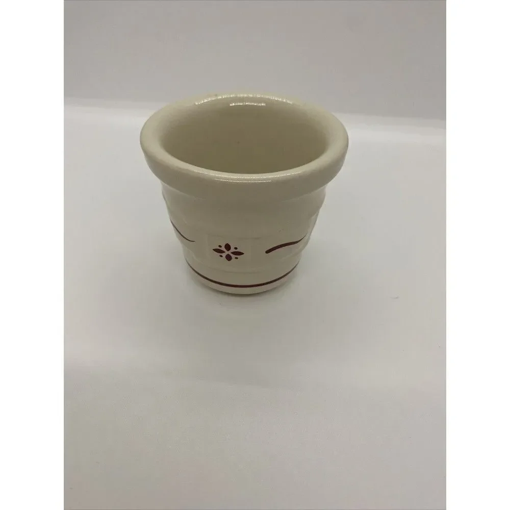 Longaberger Pottery Traditional Red Votive Holder